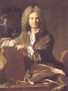 Hyacinthe Rigaud Portrait of Pierre Drevet (1663-1738), French engraver France oil painting artist